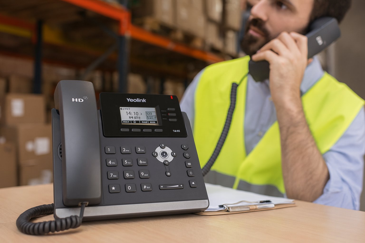 Yealink T40G Desk Phone (3 Lines, Gigabit, PoE, No Power Supply)