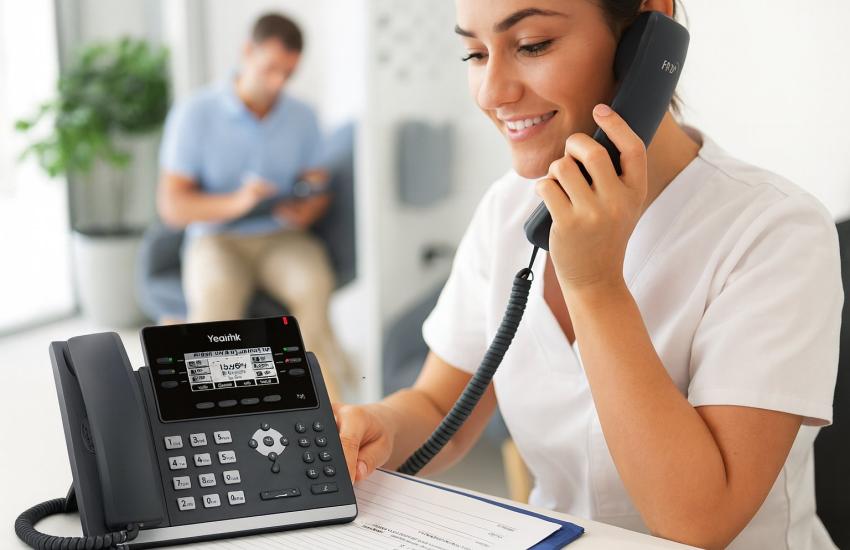 Yealink T41S Desk Phone (6 Lines, PoE, No Power Supply)