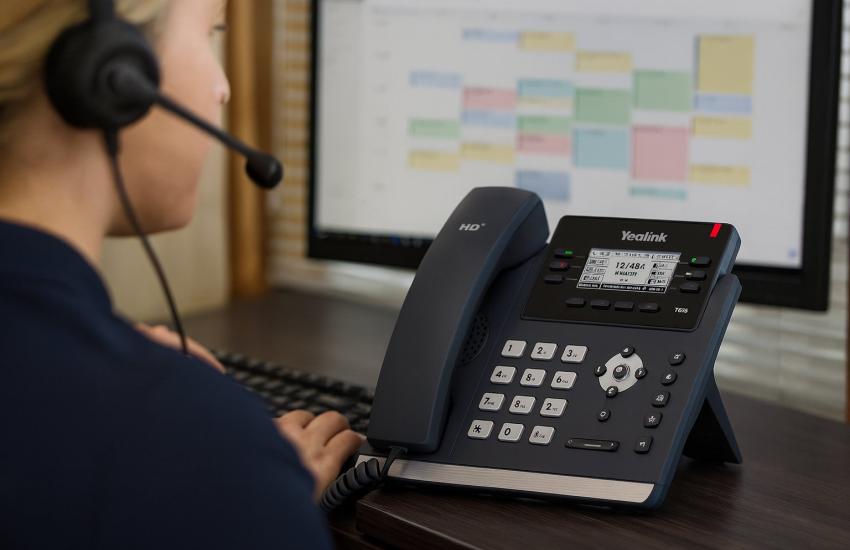 Yealink T42S Desk Phone (12 Lines, Gigabit, PoE, No Power Supply)