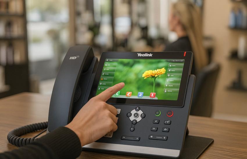 Yealink T48S Desk Phone (16 Lines, 7-Inch Touchscreen, No Power Supply)