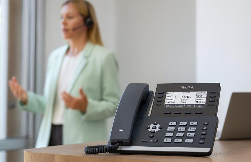 Yealink T53W Desk Phone (12 Lines, Wi-Fi and Bluetooth Built In, No PS)