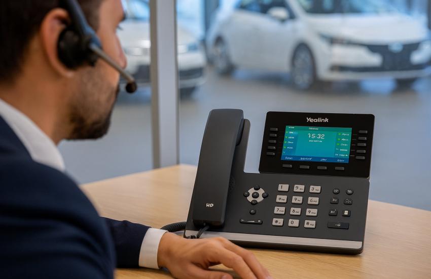 Yealink T54W Desk Phone (16 Lines, Color Screen, Wi-Fi and Bluetooth, No PS)