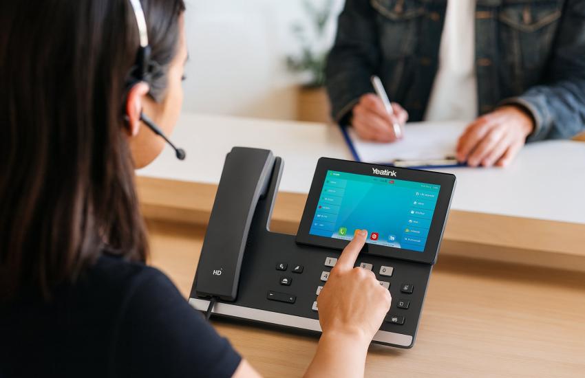 Yealink T57W Desk Phone (7-Inch Touchscreen, Wi-Fi and Bluetooth, No PS)
