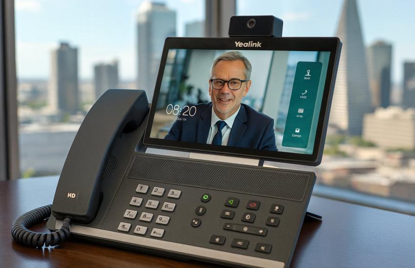 Yealink VP59 Video Desk Phone (8-Inch Touchscreen, Built-In HD Camera)