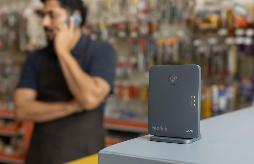 Yealink W60B DECT Base Station (Up to 8 Cordless Handsets)